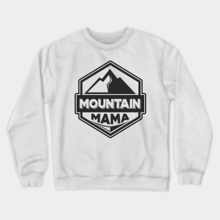 'Mountain Mama' Awesome Mountain Gift Crewneck Sweatshirt